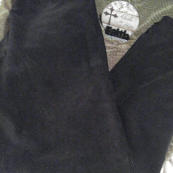 Corduroy Velour Leggings - Picture 4 of 5